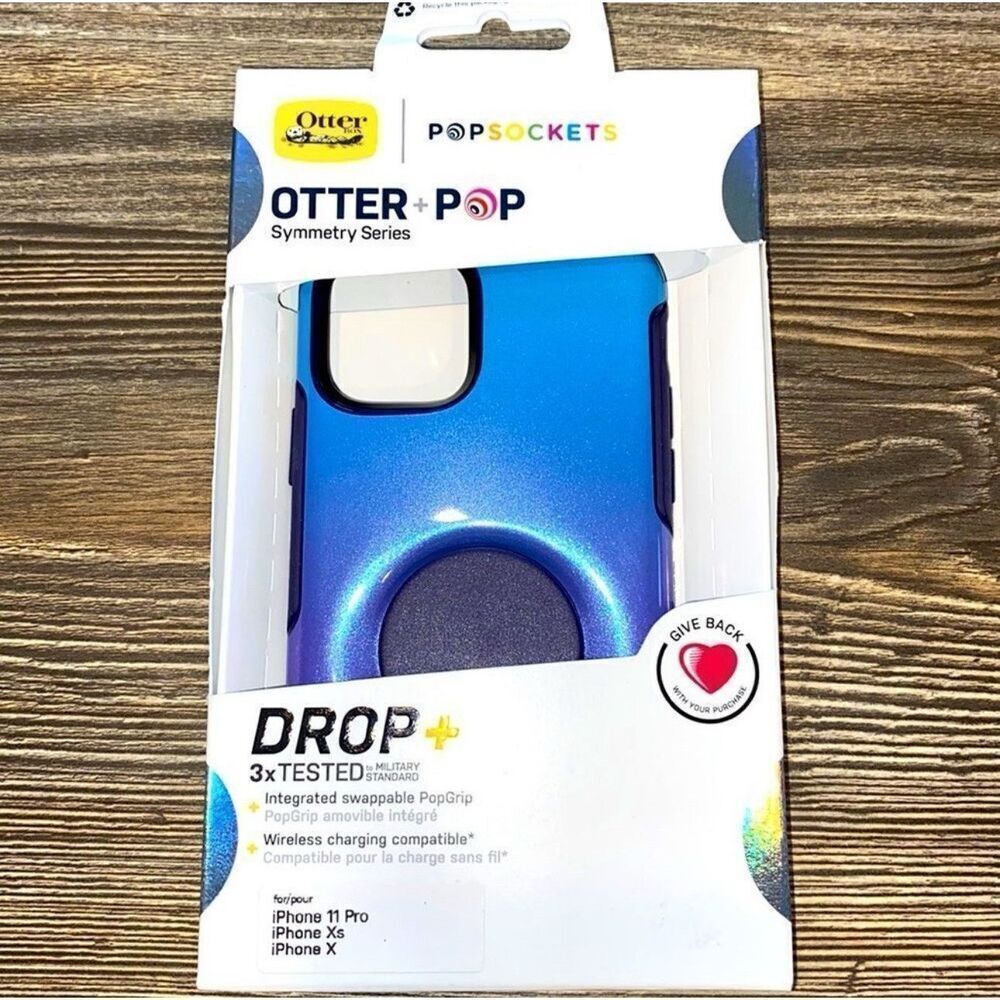 OtterBOX OTTER + POP Symmetry Series Phone Case for iPhone 11 Pro-Xs-X. T